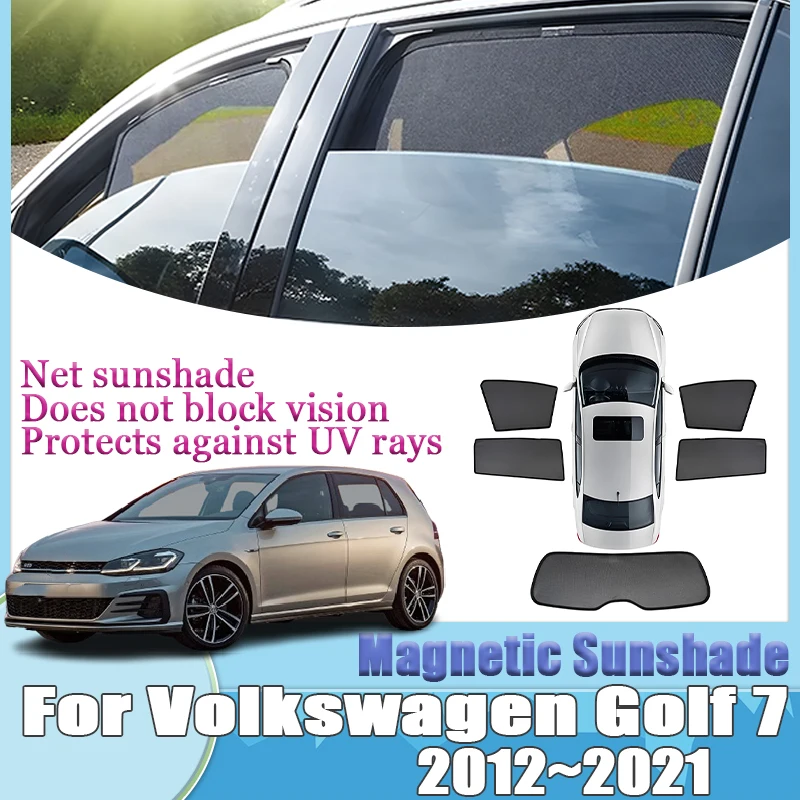 For Volkswagen VW Golf 7 Mk7 2012-2021 Anti UV Heat Insulation Sun Protection Pad Mesh Sunshade Magnetic Curtain Car Accessories
For Volkswagen VW Golf 7 Mk7 2012-2021 Anti UV Heat Insulation Sun Protection Pad Mesh Sunshade Magnetic Curtain Car Accessories