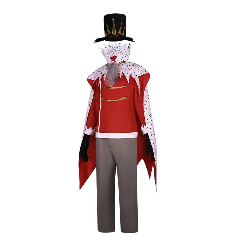 Anime Helluva Boss Stolas Cosplay Costume for Adult Men Printed Cloak Gray Pants Christmas Halloween Party Uniform Gloves Hat tu
Anime Helluva Boss Stolas Cosplay Costume for Adult Men Printed Cloak Gray Pants Christmas Halloween Party Uniform Gloves Hat tu