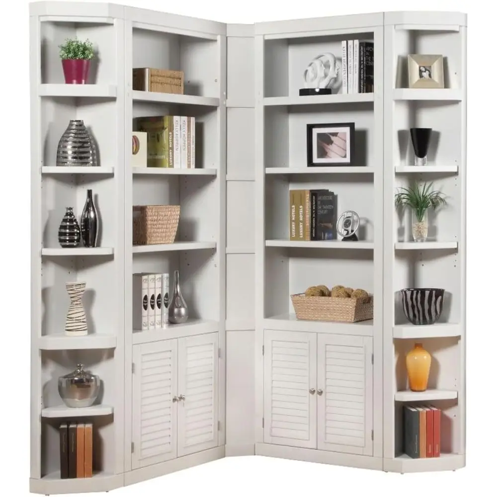 5-Shelf L-Shape Corner Bookshelf for Wall Mounting
5-Shelf L-Shape Corner Bookshelf for Wall Mounting