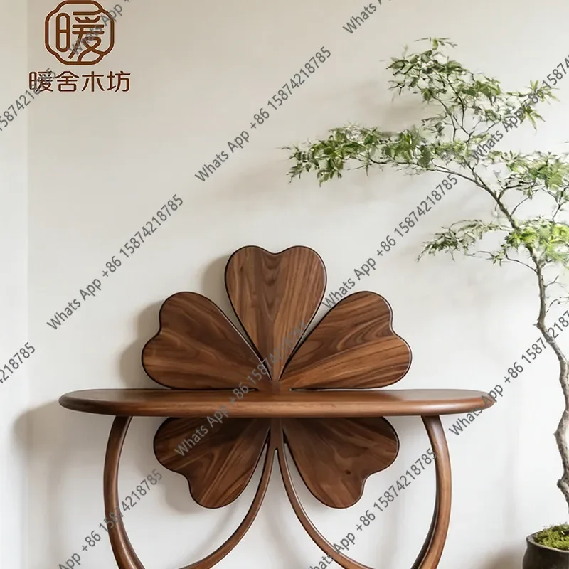 X65 New Chinese-style Ash Wood Entrance Table Is Facing The Door, Design Sense, Landscaping Rack Customization
X65 New Chinese-style Ash Wood Entrance Table Is Facing The Door, Design Sense, Landscaping Rack Customization