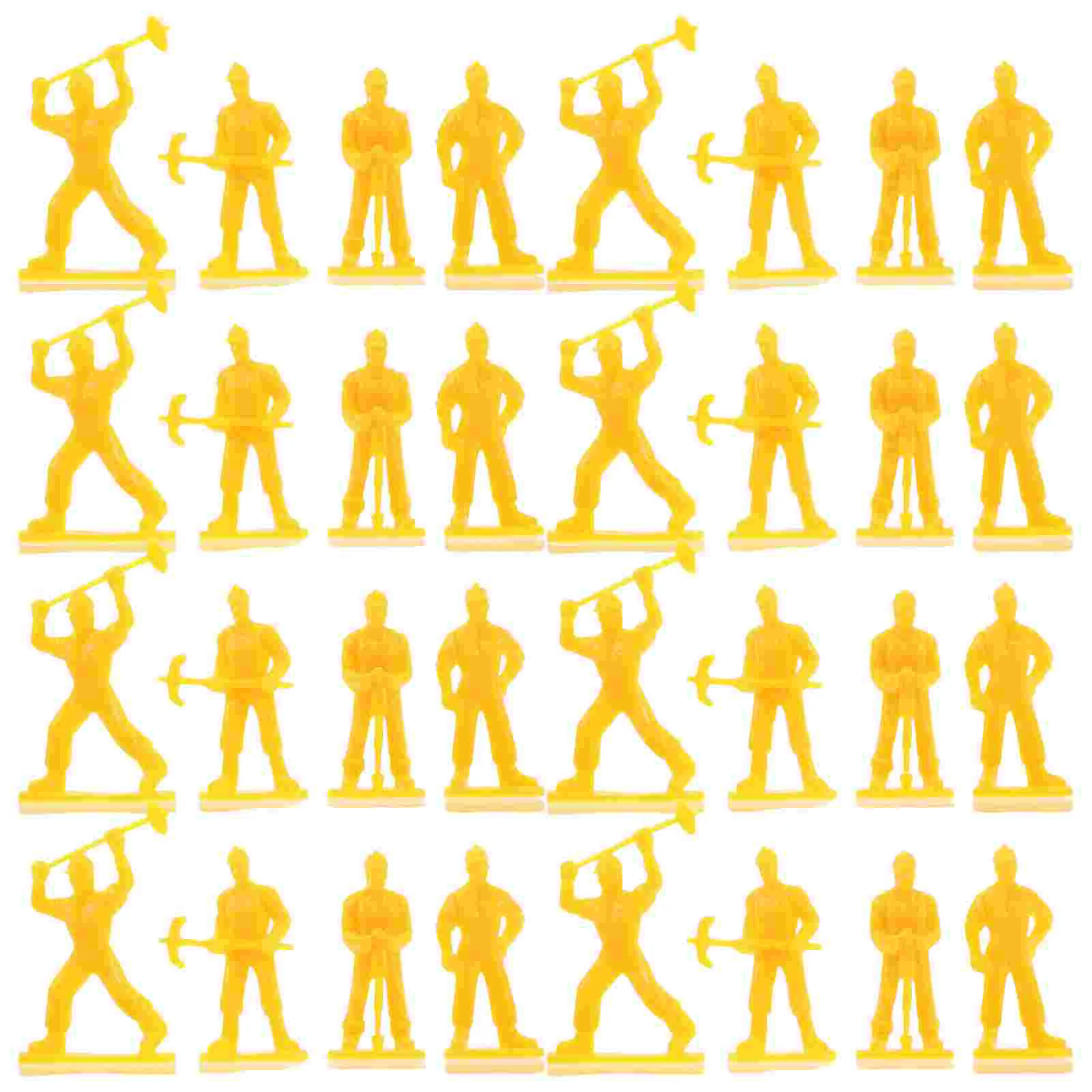 50 Pcs Small Toys Favor People Environmental Protection Material Accessory Construction Miniature Yellow Work
50 Pcs Small Toys Favor People Environmental Protection Material Accessory Construction Miniature Yellow Work