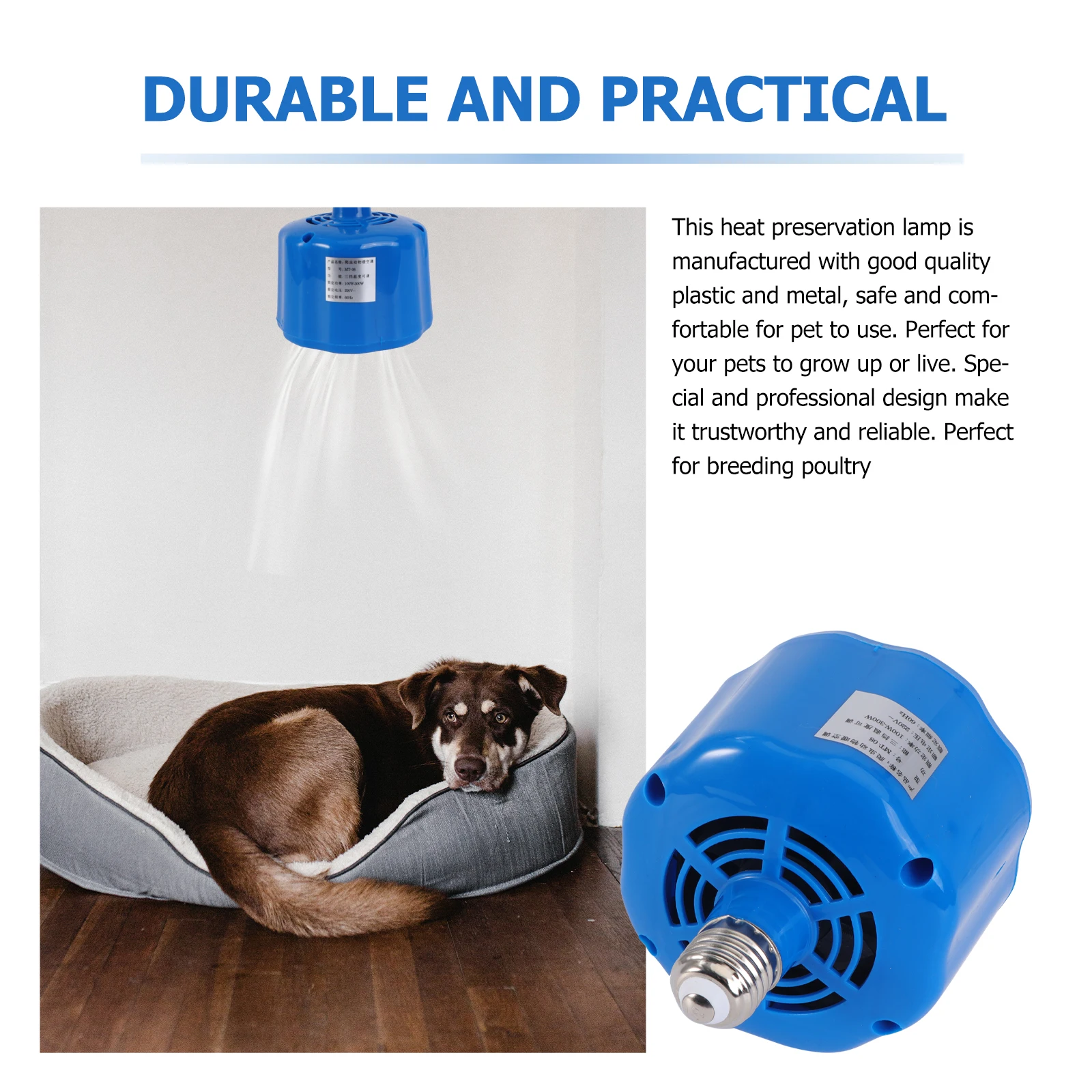 Pet Heat Lamp Chicken Smart Light Bulb Farm Animal Plastic Heated Poultry Heating Reliable Material Safe Durable Great Gift Pet
Pet Heat Lamp Chicken Smart Light Bulb Farm Animal Plastic Heated Poultry Heating Reliable Material Safe Durable Great Gift Pet