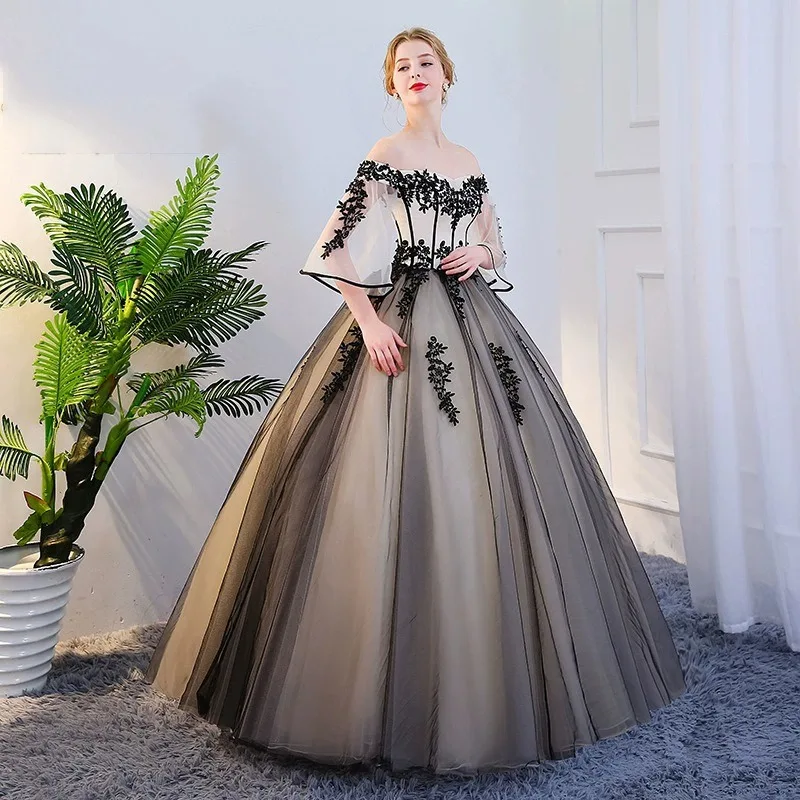 Customized Ball Gown Quinceanera Dresses Tulle Appliques Prom Birthday Party Gowns Formal Vestido De Noche
Customized Ball Gown Quinceanera Dresses Tulle Appliques Prom Birthday Party Gowns Formal Vestido De Noche