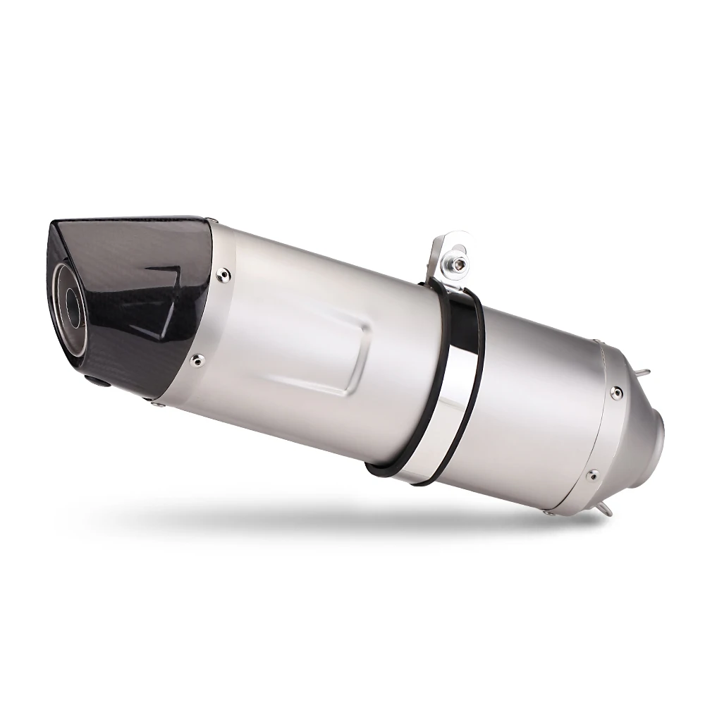 General 51mm motorcycle exhaust muffler carbon fiber escape tail pipe for TMAX530 GSX1000R ZX6R R7 CBR650R MONSTER 800NK
General 51mm motorcycle exhaust muffler carbon fiber escape tail pipe for TMAX530 GSX1000R ZX6R R7 CBR650R MONSTER 800NK