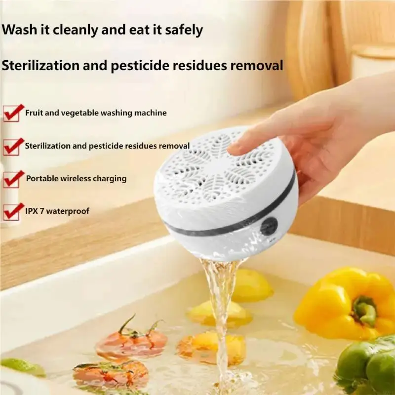 Waterproof Fruit and Vegetable Cleaner Automatic Washing Machine for Home Use
Waterproof Fruit and Vegetable Cleaner Automatic Washing Machine for Home Use