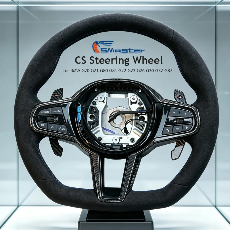 Sport Steering Wheel for BMW G05 G15 G20 G21 G22 G30 G32 G80 G81 G01 G02 G26 3/4/5 Series Upgrade Suede CS G Series with Button
Sport Steering Wheel for BMW G05 G15 G20 G21 G22 G30 G32 G80 G81 G01 G02 G26 3/4/5 Series Upgrade Suede CS G Series with Button
