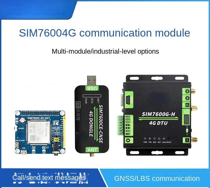 Модуль связи 4G, модуль SIM7600, плата расширения IoT, совместимая с 3G/2G с GNSS
Модуль связи 4G, модуль SIM7600, плата расширения IoT, совместимая с 3G/2G с GNSS