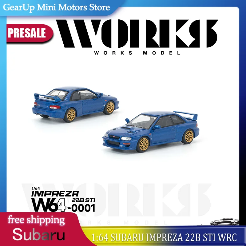Works Model Diecast Car Model Toy 1:64 Scale Alloy Subaru Impreza 22B STi Wrc Number 3 For Adult Collection And Home Decoration
Works Model Diecast Car Model Toy 1:64 Scale Alloy Subaru Impreza 22B STi Wrc Number 3 For Adult Collection And Home Decoration