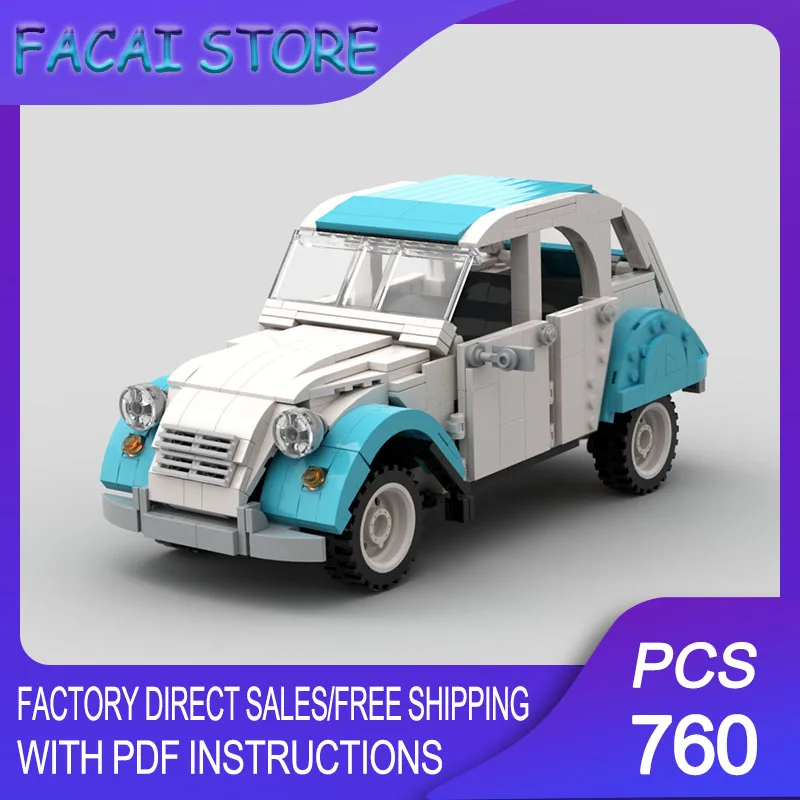 Конструктор Champion Speed Cars Moc: Модель автомобиля 2CV Dolly, технологичные модульные блоки, подарок на Рождество, набор для самостоятельной сборки
Конструктор Champion Speed Cars Moc: Модель автомобиля 2CV Dolly, технологичные модульные блоки, подарок на Рождество, набор для самостоятельной сборки