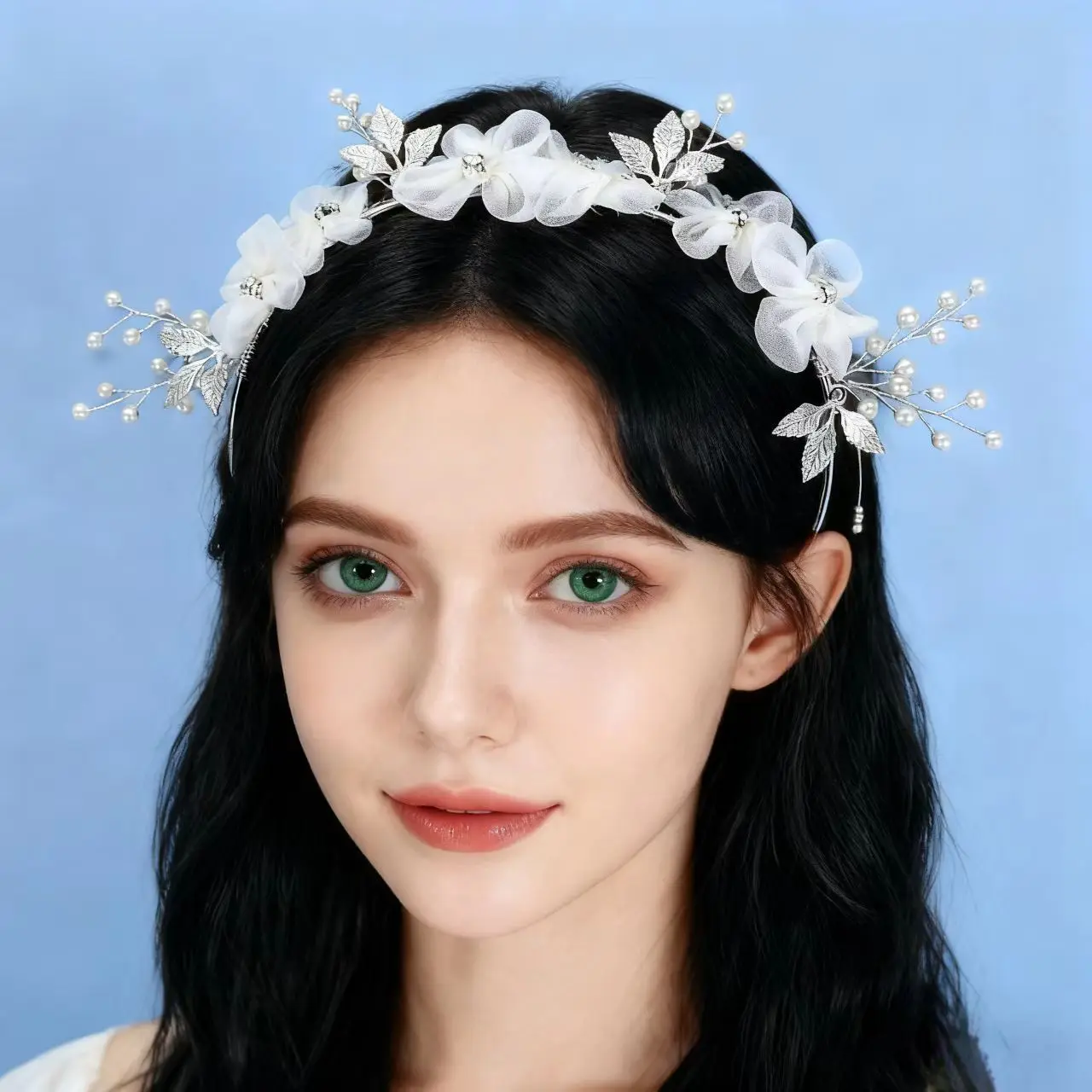 Свадебная лоза в корейском стиле, головной убор из лесной винтажной ткани с цветком, сладкий серебряный аксессуар для волос для свадебной прически и невесты в стиле бохо
Свадебная лоза в корейском стиле, головной убор из лесной винтажной ткани с цветком, сладкий серебряный аксессуар для волос для свадебной прически и невесты в стиле бохо