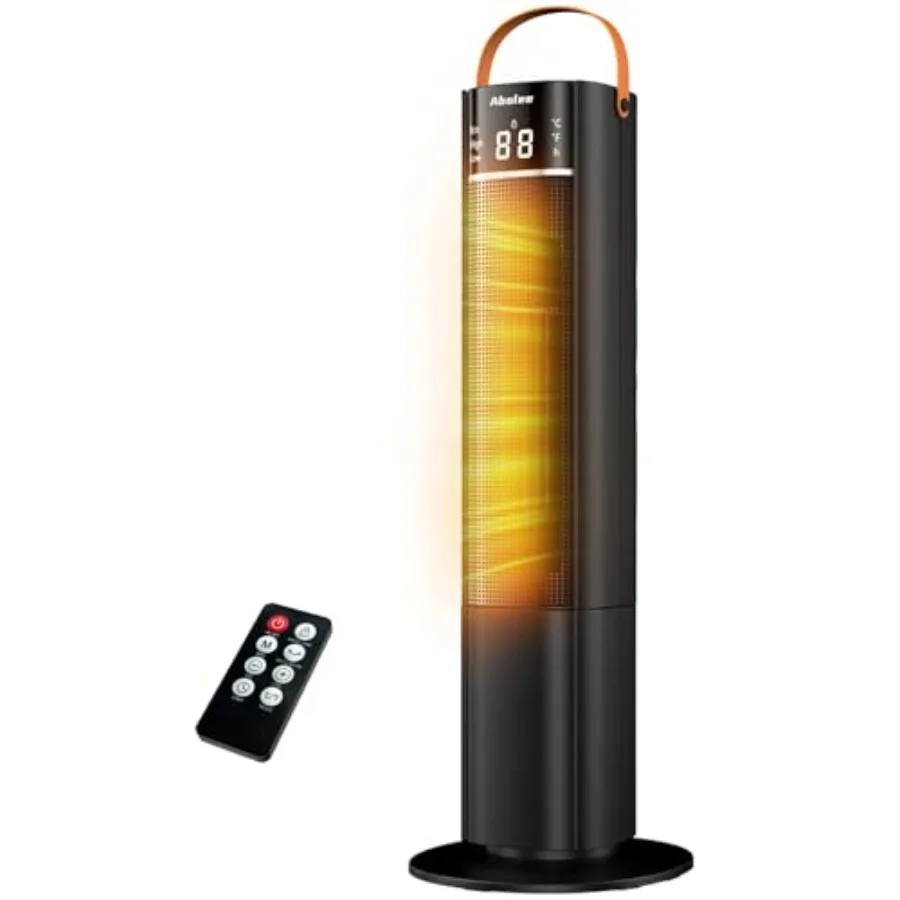 Space Heaters Indoor Use 26" 12ft/s Electric Heater with Remote 1500W Tower Heater with 75°Oscillation 1-12H Timer PTC Electric
Space Heaters Indoor Use 26" 12ft/s Electric Heater with Remote 1500W Tower Heater with 75°Oscillation 1-12H Timer PTC Electric