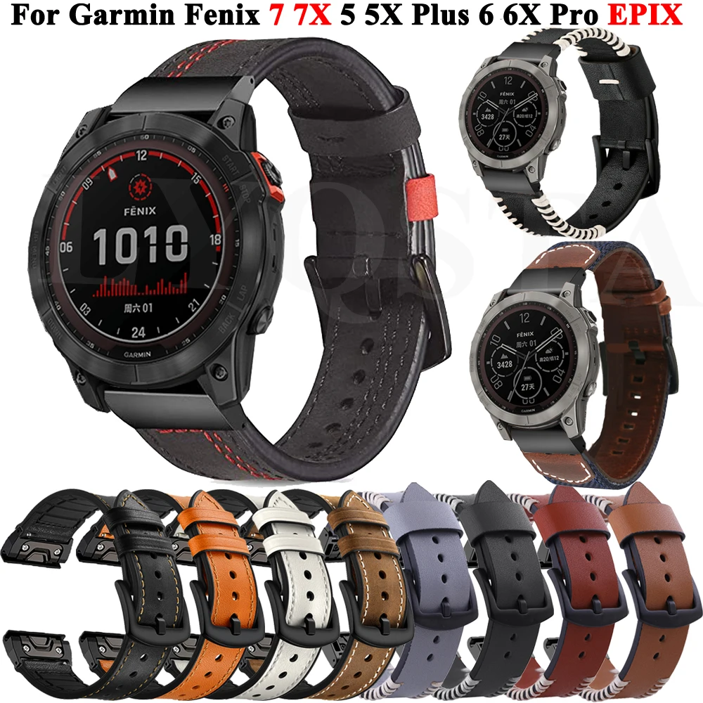 Hot QuickFit 26 22mm Smart Bands For Garmin Fenix 7 7X 6X 6Pro 5 5X Plus 3HR EPIX Easyfit Leather Smartwatch Wrist Straps Correa
Hot QuickFit 26 22mm Smart Bands For Garmin Fenix 7 7X 6X 6Pro 5 5X Plus 3HR EPIX Easyfit Leather Smartwatch Wrist Straps Correa