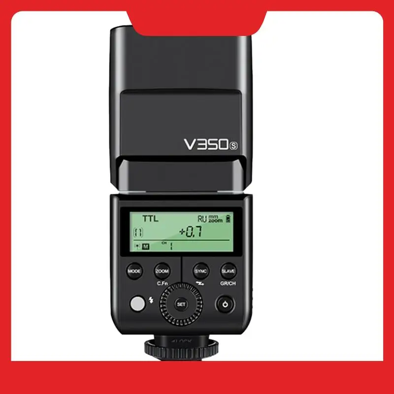 Godox Flash V350 2.4G HSS TTL Wireless Master/Slave Camera Speedlite Flash For Canon Sony Nikon Olympus Fuji EU Plug
Godox Flash V350 2.4G HSS TTL Wireless Master/Slave Camera Speedlite Flash For Canon Sony Nikon Olympus Fuji EU Plug