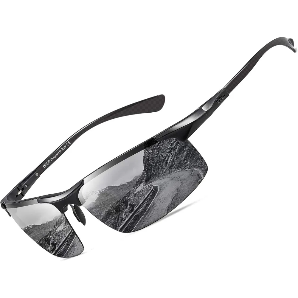 Sunglasses Polarized Sports Fishing Running Driving Carbon Fiber Sunglasses for Men UV400 Protection
Sunglasses Polarized Sports Fishing Running Driving Carbon Fiber Sunglasses for Men UV400 Protection