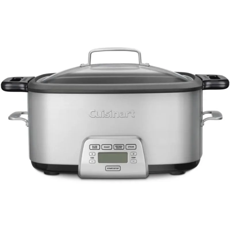 Мультиварка Cuisinart MSC-400 3-в-1 Cook Central на 4 литра: мультиварка, коричневый/камера, пароварка, серебристый
Мультиварка Cuisinart MSC-400 3-в-1 Cook Central на 4 литра: мультиварка, коричневый/камера, пароварка, серебристый