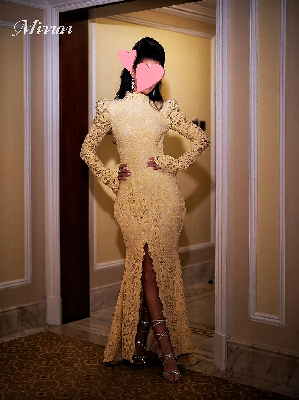 Mirror Dress Elegant Vintage Sweet Yellow Lace Mermaid Sexy Backless Customize Formal Occasion Prom Dress Evening Party Gowns
Mirror Dress Elegant Vintage Sweet Yellow Lace Mermaid Sexy Backless Customize Formal Occasion Prom Dress Evening Party Gowns