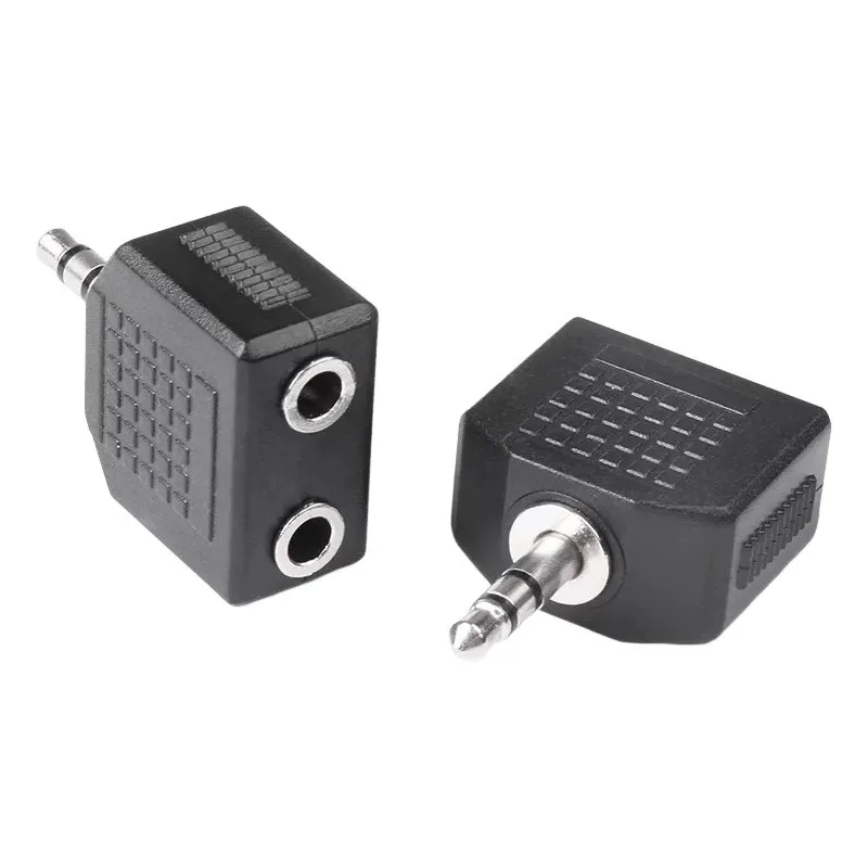 3.5mm Three-dimensional To Double 3.5 Female Audio Conversion Plug 3.5 One Point Two Earphone Couple Adapter
3.5mm Three-dimensional To Double 3.5 Female Audio Conversion Plug 3.5 One Point Two Earphone Couple Adapter