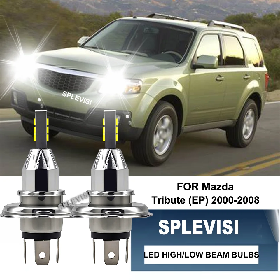 Bright CSP 60W H4 Led 6000LM For Mazda Tribute (EP) 2008 2007 2006 2005 2004 2003 2002 2001 2000 Auto Car 12V Headlight Bulbs
Bright CSP 60W H4 Led 6000LM For Mazda Tribute (EP) 2008 2007 2006 2005 2004 2003 2002 2001 2000 Auto Car 12V Headlight Bulbs