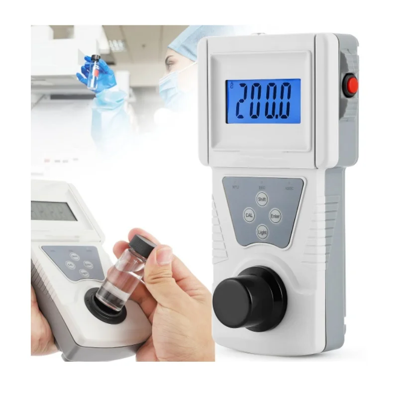 Portable Turbidity Meter Turbidimeter With Low Voltage Indicator Function Backlit Lcd Display
Portable Turbidity Meter Turbidimeter With Low Voltage Indicator Function Backlit Lcd Display