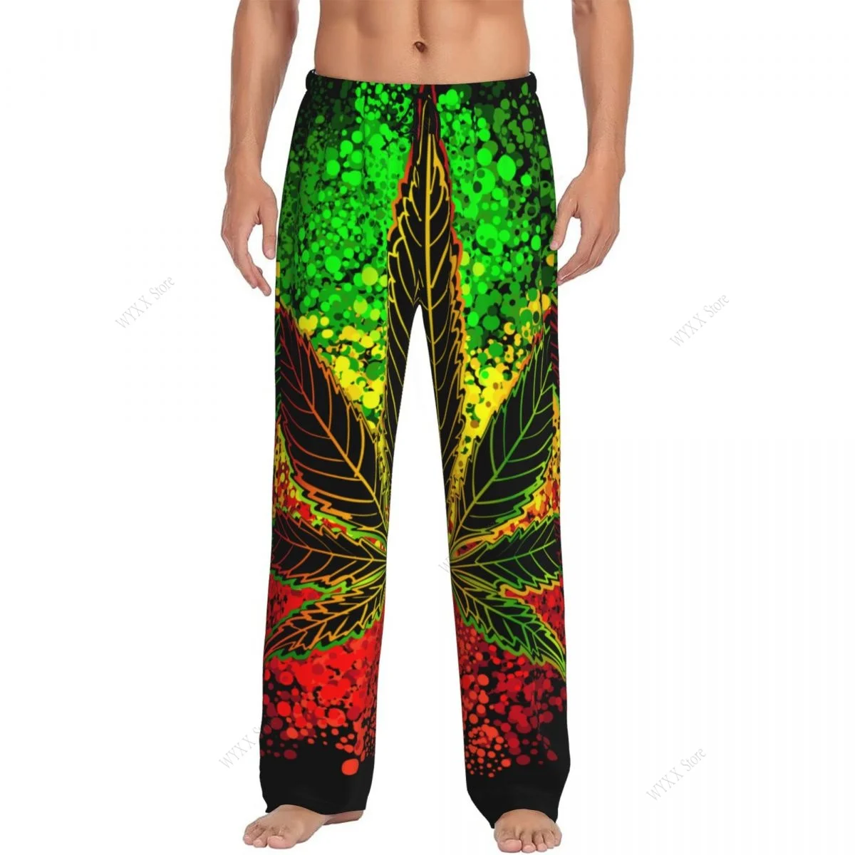 Изготовленные на заказ пижамные штаны Rasta, одежда для сна для мужчин, эластичный пояс, штаны для сна с карманами
Изготовленные на заказ пижамные штаны Rasta, одежда для сна для мужчин, эластичный пояс, штаны для сна с карманами