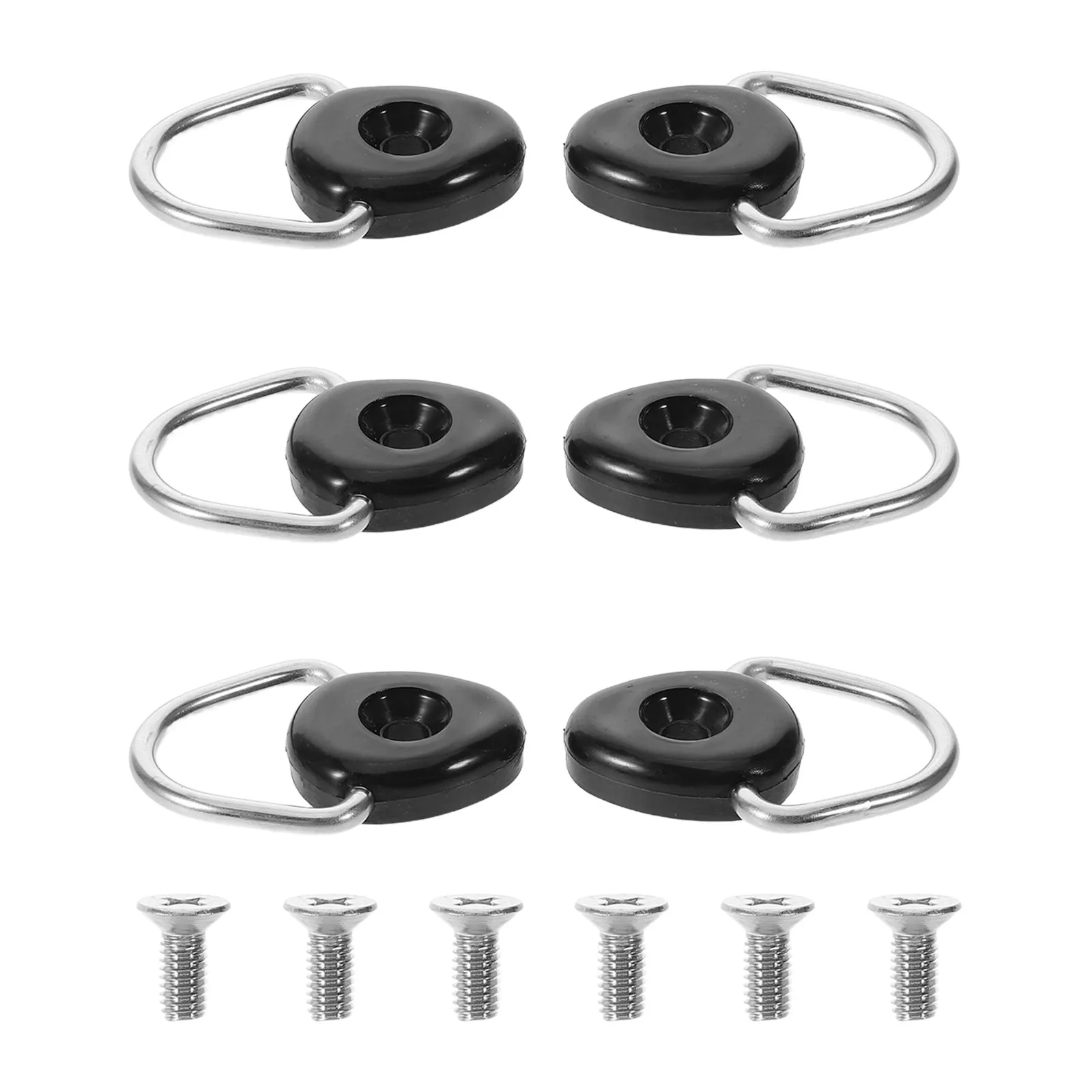 6Pcs Oval D-Shaped Kayak Rigging Buckle Kit Stainless Steel Kayak Deck Fittings Replacement Hardware for Canoe Paddle Board Rope
6Pcs Oval D-Shaped Kayak Rigging Buckle Kit Stainless Steel Kayak Deck Fittings Replacement Hardware for Canoe Paddle Board Rope