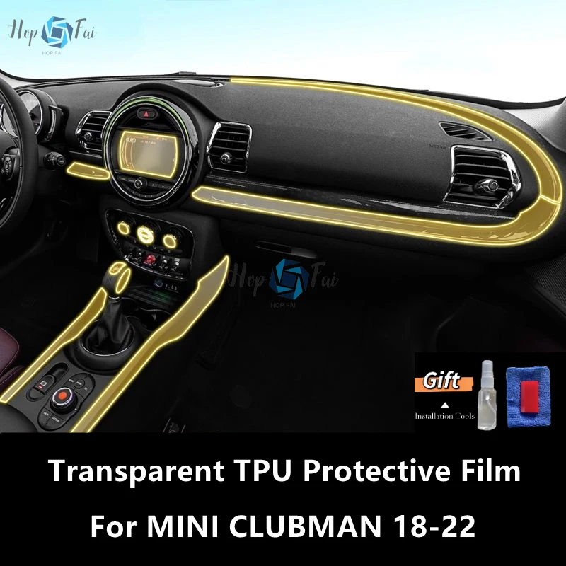 For MINI CLUBMAN 18-22 Car Interior Center Console Transparent TPU Protective Film Anti-scratch Repair Film Accessories Refit
For MINI CLUBMAN 18-22 Car Interior Center Console Transparent TPU Protective Film Anti-scratch Repair Film Accessories Refit