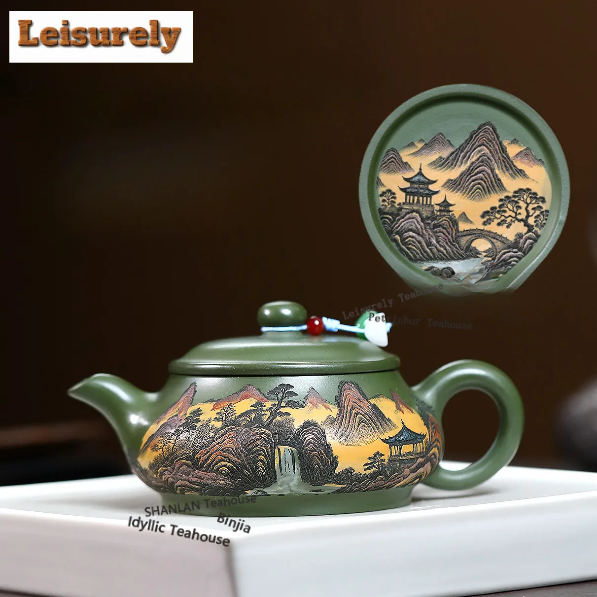 400 мл подлинные фиолетовые глиняные чайники Исин ручной работы Han Jiang горшок из сырой руды зеленая грязь чайник с ситечком китайский чайный сервиз Zisha
400 мл подлинные фиолетовые глиняные чайники Исин ручной работы Han Jiang горшок из сырой руды зеленая грязь чайник с ситечком китайский чайный сервиз Zisha