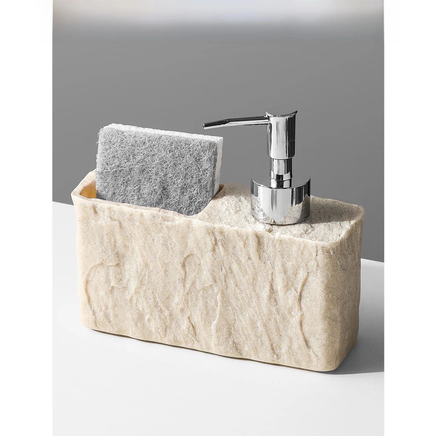 Stone Pattern Kitchen Dish Soap Empty Bottle Refill Sponge Liquid Dispenser Sink Storage Organizer Household Essential
Stone Pattern Kitchen Dish Soap Empty Bottle Refill Sponge Liquid Dispenser Sink Storage Organizer Household Essential