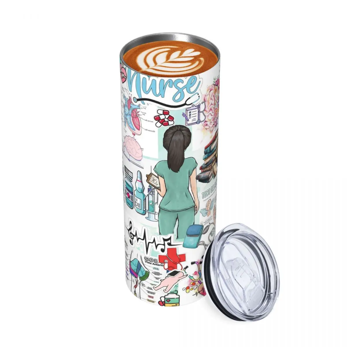 Enfermera En Apuros Doctor Nurse Stainless Steel Tumbler Vacuum Insulated Mug Thermal Cold Cups Straws With Lid 20oz
Enfermera En Apuros Doctor Nurse Stainless Steel Tumbler Vacuum Insulated Mug Thermal Cold Cups Straws With Lid 20oz