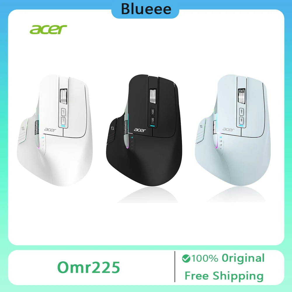 Acer Omr225 геймерская мышь 3 режима Bluetooth беспроводная двойная прокрутка эргономичная мышь пользовательское программирование игровые мыши офисная мышь подарок
Acer Omr225 геймерская мышь 3 режима Bluetooth беспроводная двойная прокрутка эргономичная мышь пользовательское программирование игровые мыши офисная мышь подарок
