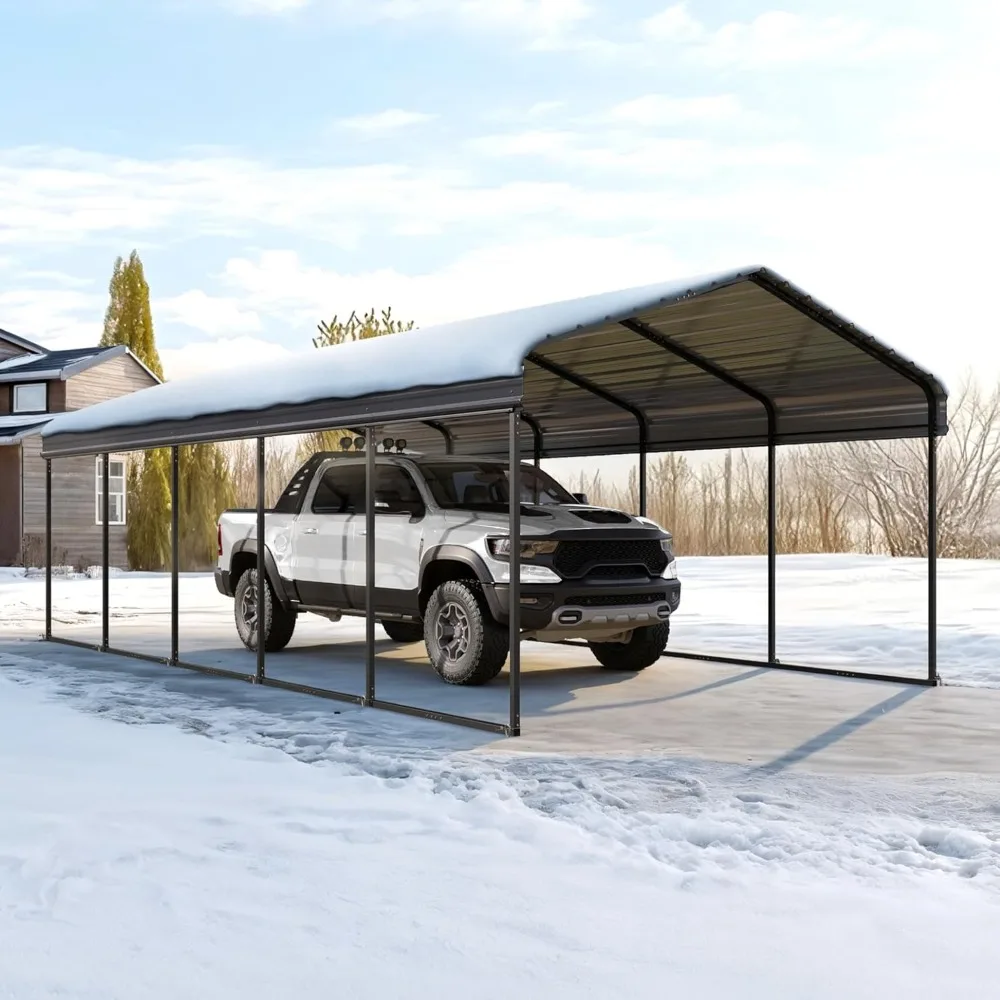 Carport Metal Roof, 12x25 Ft Portable Garage Kit, Shed Tent Shelter, Metal Frame
Carport Metal Roof, 12x25 Ft Portable Garage Kit, Shed Tent Shelter, Metal Frame