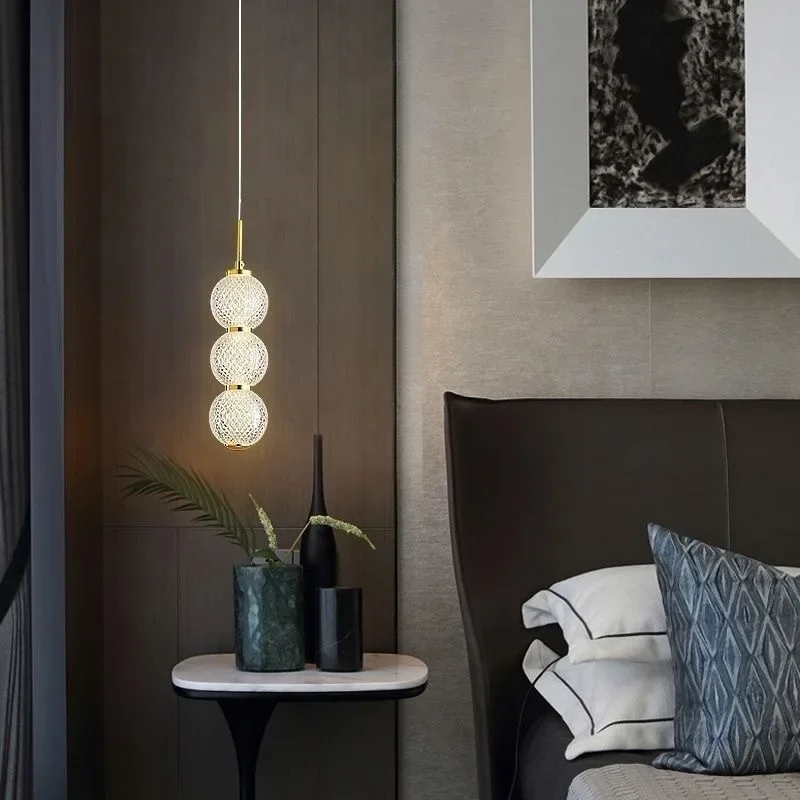 SANDYHA Modern LED Pendant Light Spherical Acrylic Chandelier for Restaurant Living Room Bedroom Stylish Decorative Lighting
SANDYHA Modern LED Pendant Light Spherical Acrylic Chandelier for Restaurant Living Room Bedroom Stylish Decorative Lighting