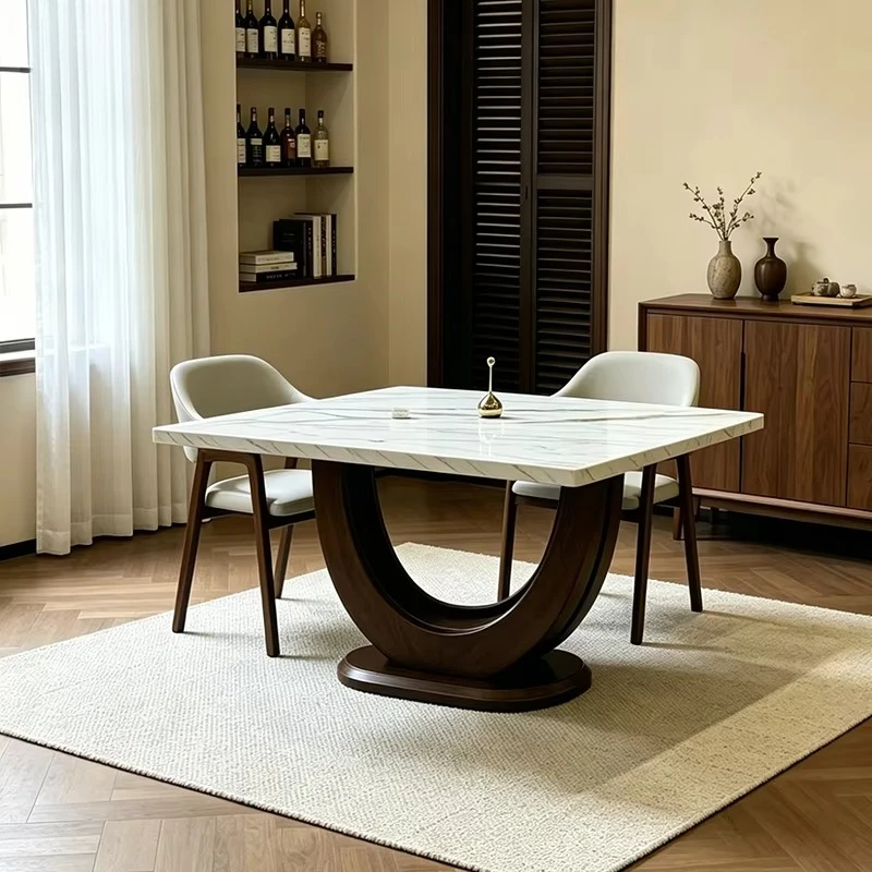 &c Mid Century Modern Solid Wood Leg Marble Top Dining Table Modern Minimalist Small Apartment Home Dinner Table Designer
&c Mid Century Modern Solid Wood Leg Marble Top Dining Table Modern Minimalist Small Apartment Home Dinner Table Designer