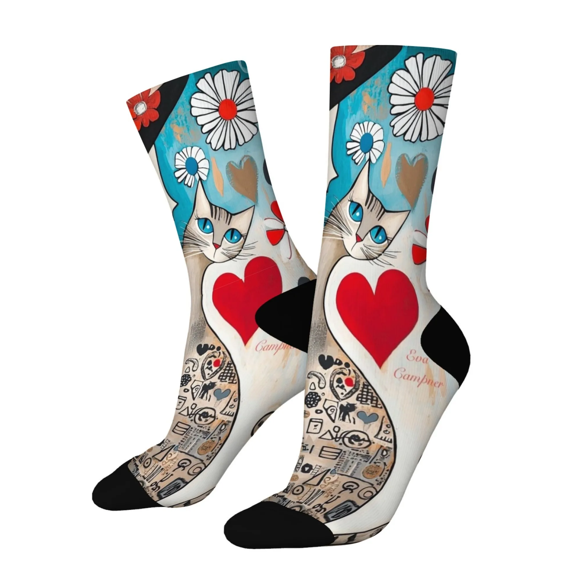 Носки в стиле ретро, Soulful Woman, потрясающие носки с изображением лисы и кота, с абстрактной иллюстрацией, теплые художественные подарочные носки для рассказания рассказов
Носки в стиле ретро, Soulful Woman, потрясающие носки с изображением лисы и кота, с абстрактной иллюстрацией, теплые художественные подарочные носки для рассказания рассказов