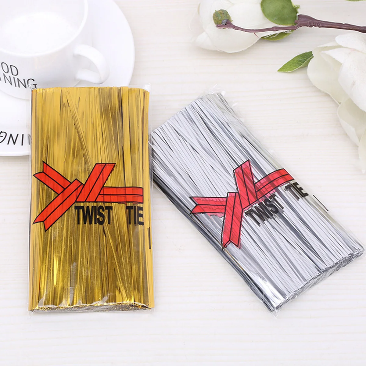 Plastic Bag Tie Party Gifts Ties Bread Metallic Cake Candy Holder Moisture Protection
Plastic Bag Tie Party Gifts Ties Bread Metallic Cake Candy Holder Moisture Protection