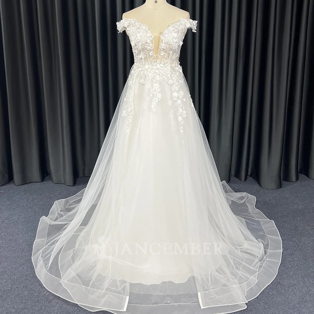 Sexy Boho V Neck Plunging Short Sleeves Wedding Dress Women 2025 Backless Sweep Train Bridal Gown свадебное платьеCustomized
Sexy Boho V Neck Plunging Short Sleeves Wedding Dress Women 2025 Backless Sweep Train Bridal Gown свадебное платьеCustomized