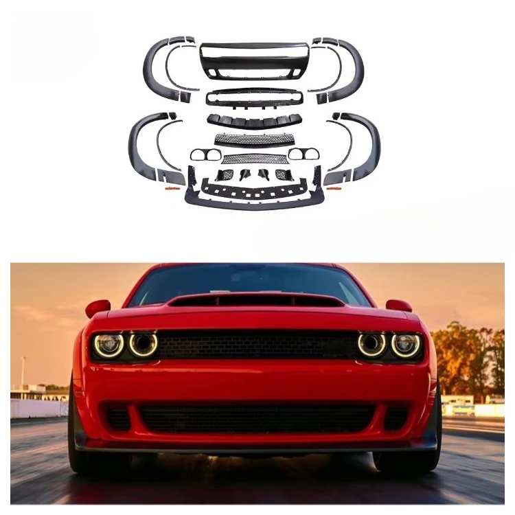 Demon Style PP ABS Car Front Bumper Accessories Wide Fender Flares for Challenger 2010-2014
Demon Style PP ABS Car Front Bumper Accessories Wide Fender Flares for Challenger 2010-2014