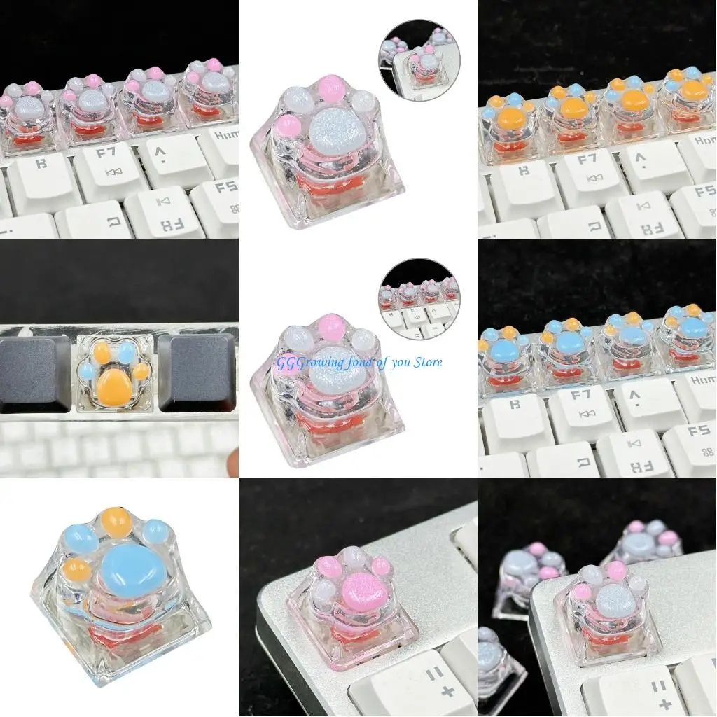 H9EB Colorful Resin Keycap Translucently Claw Keycap for Mechanical Keyboards Backlights Keycap For Computer Keycaps 1PC
H9EB Colorful Resin Keycap Translucently Claw Keycap for Mechanical Keyboards Backlights Keycap For Computer Keycaps 1PC
