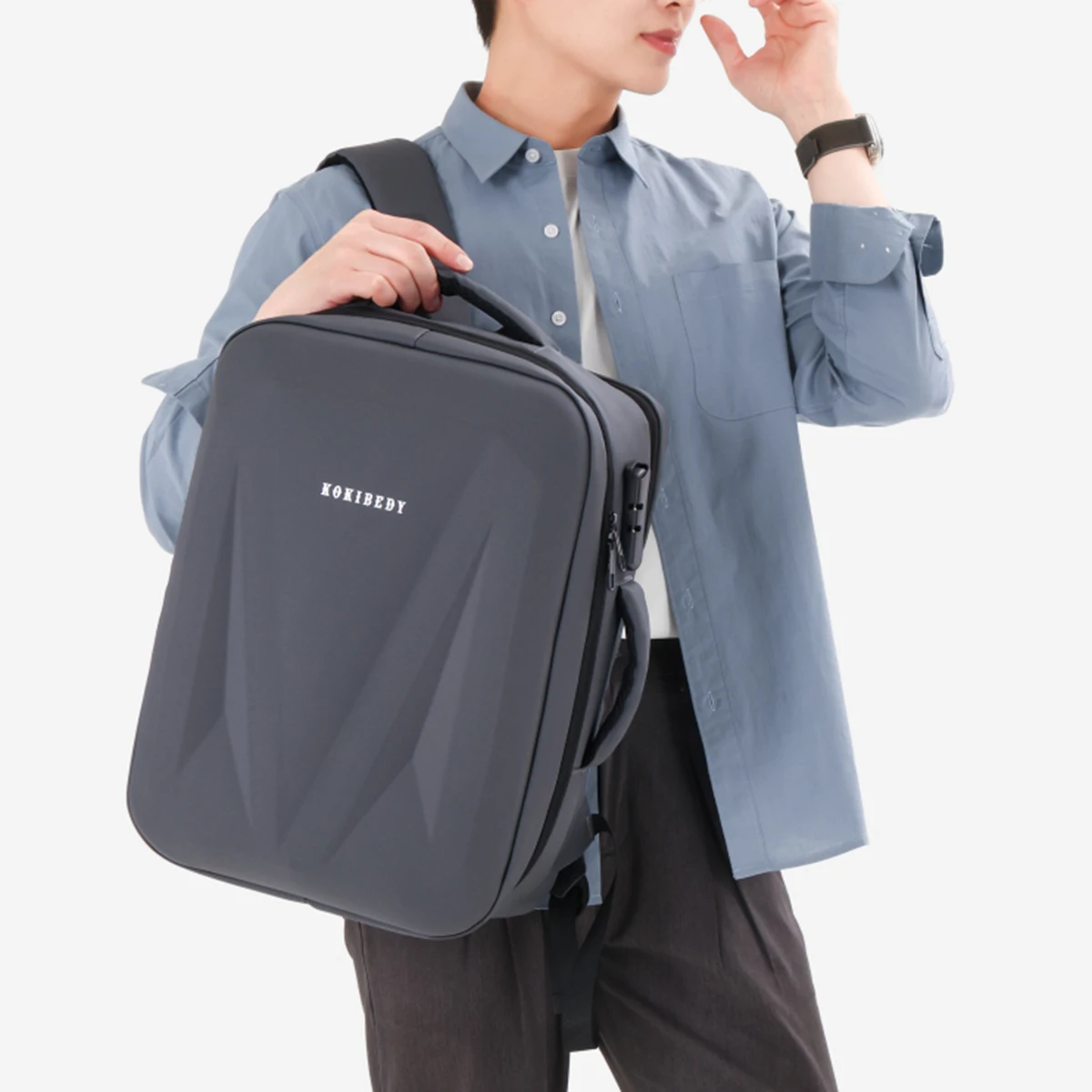 Password-Protected Backpack for Men, Hard-Shell Gaming Backpack, Large-Capacity Laptop Bag, Business Travel High-End Backpack
Password-Protected Backpack for Men, Hard-Shell Gaming Backpack, Large-Capacity Laptop Bag, Business Travel High-End Backpack