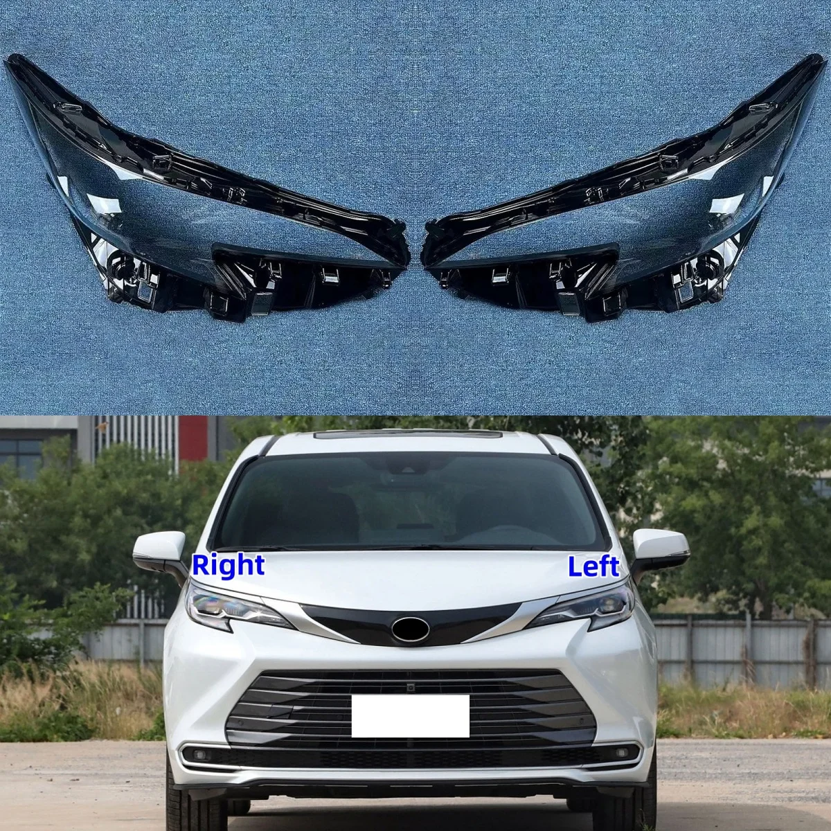 For Toyota SIENNA 2021 2022 2023 2024 Headlamp Lens Cover Transparent Headlight Lampshade Car Light Housing Tools
For Toyota SIENNA 2021 2022 2023 2024 Headlamp Lens Cover Transparent Headlight Lampshade Car Light Housing Tools