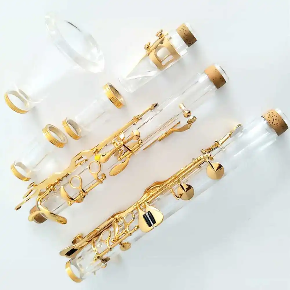 Professional Acrylic Glass Crystal G Clarinet Transparent Clarinet 2023new
Professional Acrylic Glass Crystal G Clarinet Transparent Clarinet 2023new