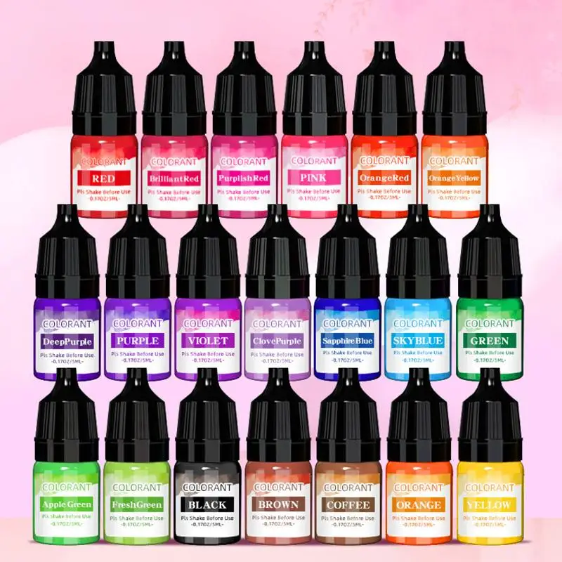 5ml/Bottle Candle Wax Pigment Colorant Non-Toxic Soy Candle Wax Pigment Liquid Dye Soy Wax DIY Soap Dyes Candle Making Supplies
5ml/Bottle Candle Wax Pigment Colorant Non-Toxic Soy Candle Wax Pigment Liquid Dye Soy Wax DIY Soap Dyes Candle Making Supplies