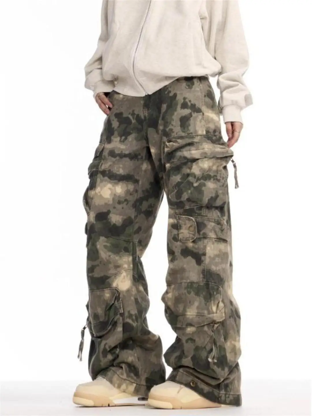 Американские свободные широкие камуфляжные брюки для спецодежды, мужские брюки Cleanfit, осенний сезон, повседневные брюки прямого кроя
Американские свободные широкие камуфляжные брюки для спецодежды, мужские брюки Cleanfit, осенний сезон, повседневные брюки прямого кроя