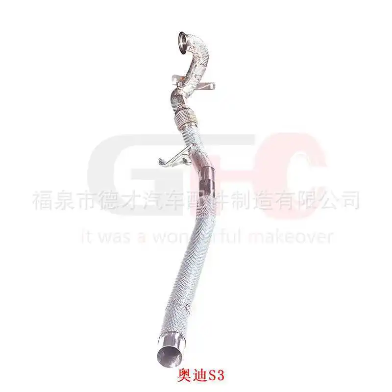 Suitable for Audi S3 2.0T modified GFC brand through the first section exhaust pipe modified sound wave exhaust pipe system
Suitable for Audi S3 2.0T modified GFC brand through the first section exhaust pipe modified sound wave exhaust pipe system