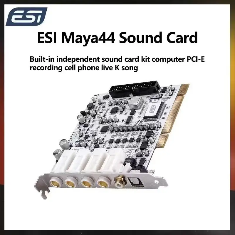 For ESI MAYA 44 Professional Digital Audio Sound Card 4 into Four Studio of choice
For ESI MAYA 44 Professional Digital Audio Sound Card 4 into Four Studio of choice