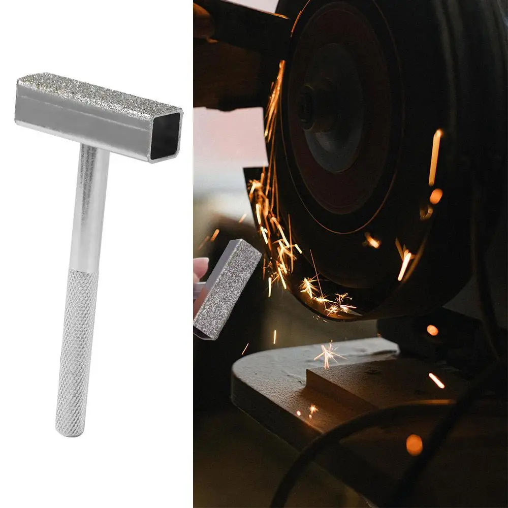 Diamond-coated Grinding Wheel Dresser Thicken Metal Diamond Stone Dresser Sanding Disc Sharpening Bench Grinder Dressing Tool
Diamond-coated Grinding Wheel Dresser Thicken Metal Diamond Stone Dresser Sanding Disc Sharpening Bench Grinder Dressing Tool