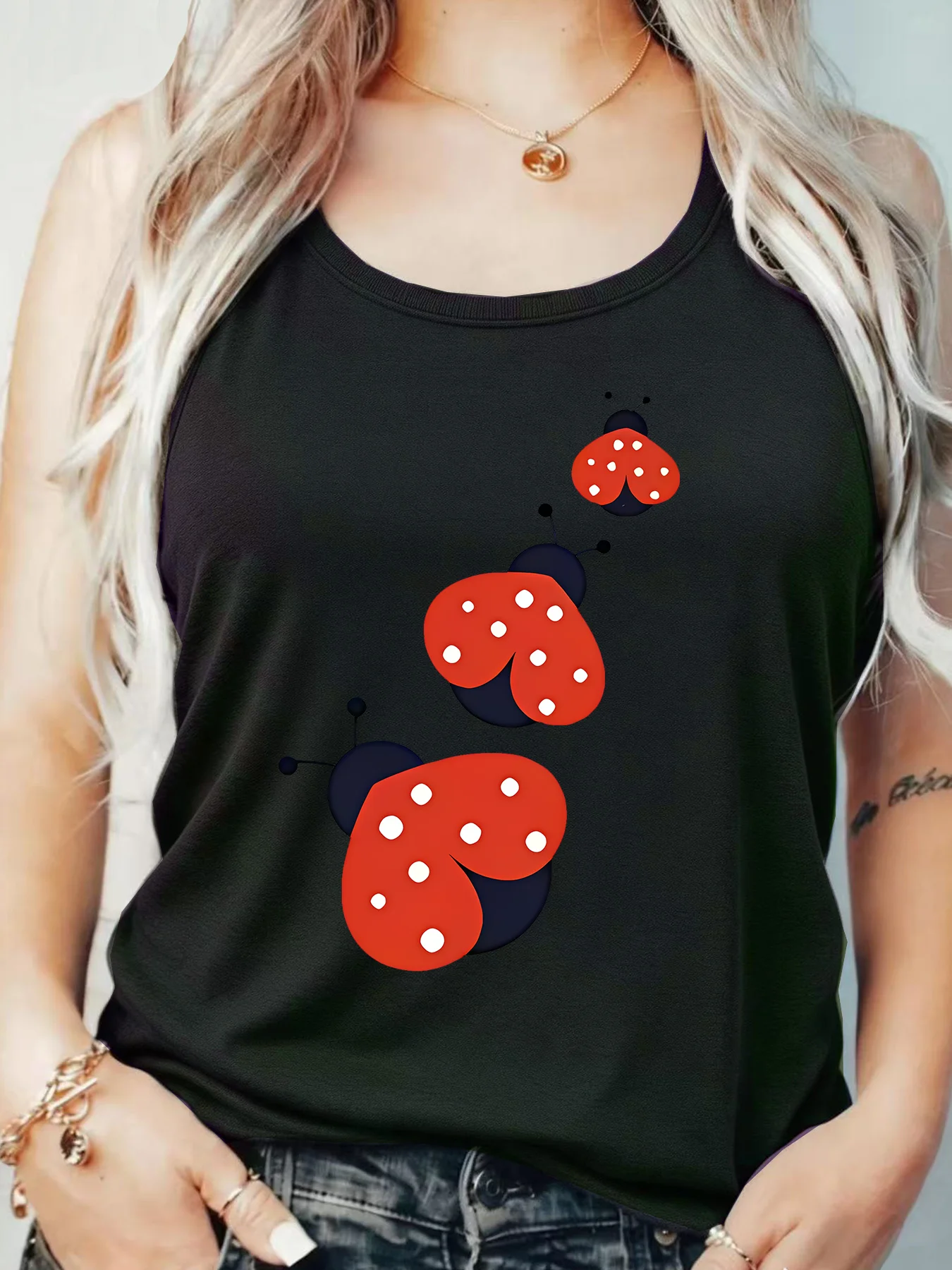 Loose Fit Printed Pocket T-Shirt for Women with Ribbed Collar round Neck 1-8XL plus Size Comfortable Casual Vest
Loose Fit Printed Pocket T-Shirt for Women with Ribbed Collar round Neck 1-8XL plus Size Comfortable Casual Vest