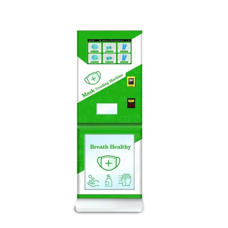 Automatic Touch Screen Masks Vending Machine Smart Medical Facial Masks Mini Vending Machine For Sale
Automatic Touch Screen Masks Vending Machine Smart Medical Facial Masks Mini Vending Machine For Sale