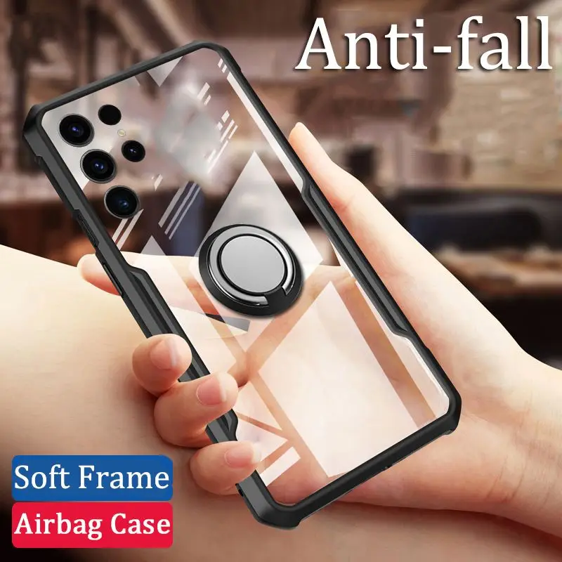 Clear Silicone Frame Back Cover For Samsung Galaxy S25 Ultra Plus 5G Case Car Magnetic Holder Ring Coque Samsung S25 Plus Ultra
Clear Silicone Frame Back Cover For Samsung Galaxy S25 Ultra Plus 5G Case Car Magnetic Holder Ring Coque Samsung S25 Plus Ultra