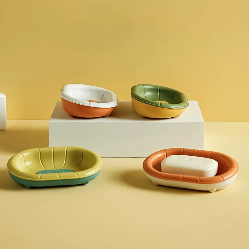 Creative Soap Dish, Plastic Drain Soap Tray, Household Soap Holder, Soap Rack for Bathroom, Multifunctional Soap Storage Rack
Creative Soap Dish, Plastic Drain Soap Tray, Household Soap Holder, Soap Rack for Bathroom, Multifunctional Soap Storage Rack